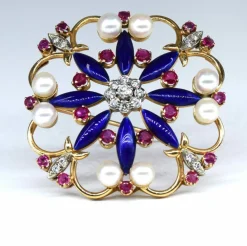 Broche vintage des années 60
