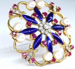 Broche vintage des années 60