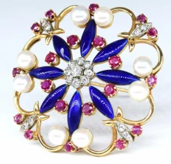 Broche vintage des années 60