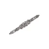 Broche vintage en or blanc
