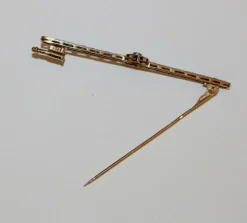 Broche-barrette Art Déco Saphirs & Diamants