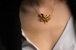 Broche-Pendentif Chimère Art Nouveau
