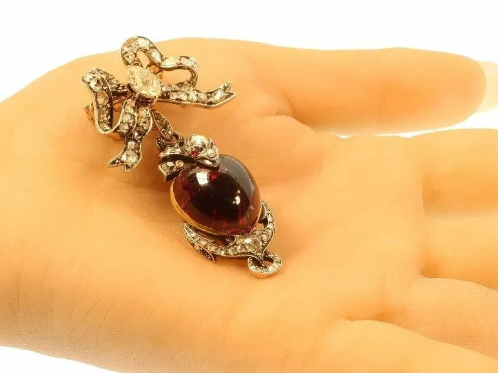 Broche/pendentif diamant