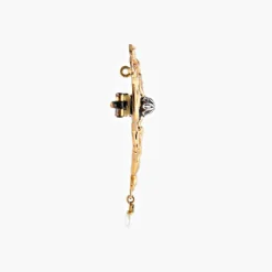 Broche-Pendentif or jaune Art Nouveau