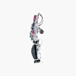 Broche-pendentif Panier De Fleurs