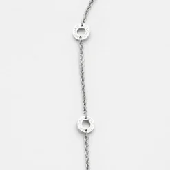 BULGARI - Collier B ZER0 or gris et diamants