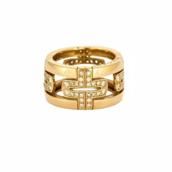 BULGARI - Parentesi - Bague or jaune et diamants