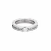 Bulgari, "B.Zero1" Bague solitaire , or gris et diamants