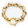 Caplain Bracelet Or jaune, Or blanc Saphir