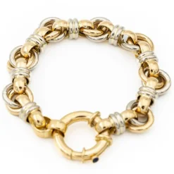Caplain Bracelet Or jaune, Or blanc Saphir