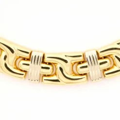 Caplain Collier Or jaune Saphir