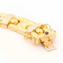 Caplain Collier Or jaune Saphir