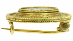Castellani - broche en or