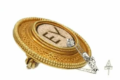 Castellani - broche en or