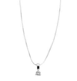 Chaine à maille serpent or gris et diamant