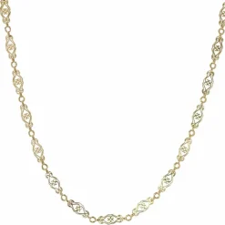 Chaine ancienne en or maille ajourée