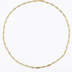 Chaine ancienne en or maille ajourée