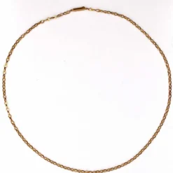 Chaine ancienne maillons losangiques