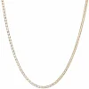 Chaine ancienne or rose maille ajourée