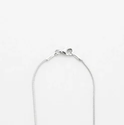 Chaine et pendentif coeur en or gris