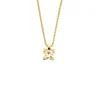 Chaine et pendentif or jaune et diamant