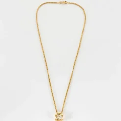 Chaine et pendentif or jaune et diamant