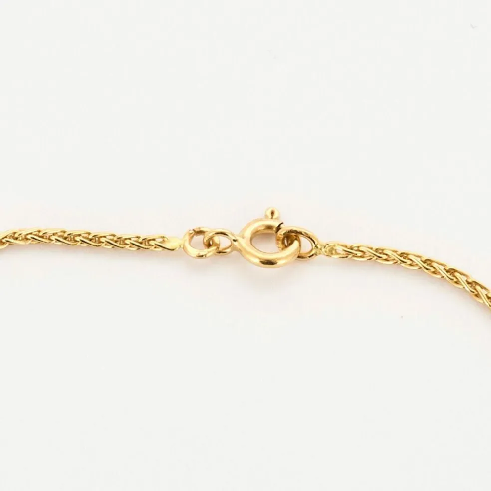 Chaine et pendentif or jaune et diamant