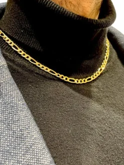 CHAINE MAILLE FIGARO ALTERNÉE