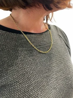 CHAINE MAILLE FORÇAT DIAMANTÉE