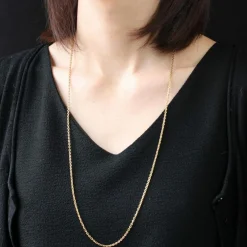 Chaine maille forçat limée or jaune