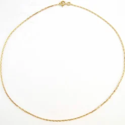 Chaine maille forçat limée or