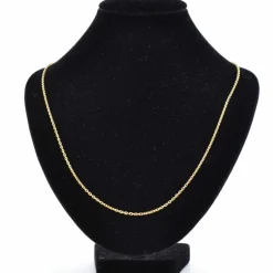 Chaine maille forçat limée or jaune