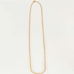 Chaine maille forçat or jaune