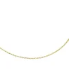 Chaine maille forçat or jaune