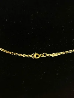 Chaine maille forçat pleine or jaune