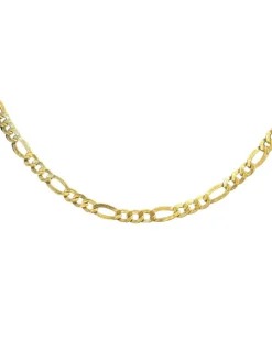 Chaine maille gourmette or jaune