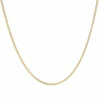 Chaine maille gourmette or jaune