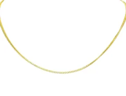 Chaine maille gourmette or jaune