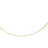 Chaine maille gourmette or jaune