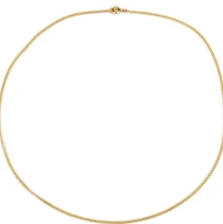Chaine maille gourmette or jaune