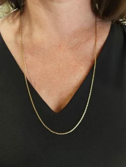 CHAINE MAILLE GRAIN DE RIZ