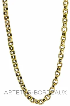 Chaine maille jaseron ovale