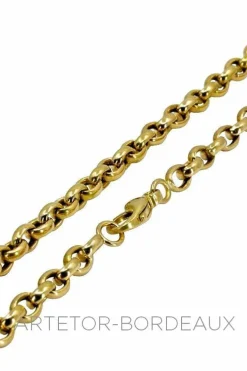 Chaine maille jaseron ovale