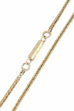 Chaine maille Palmier Or jaune