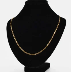 Chaine or jaune gourmette maille ovale