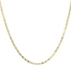 Chaine or jaune maille agrafe