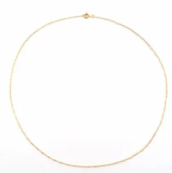 Chaine or jaune maille agrafe