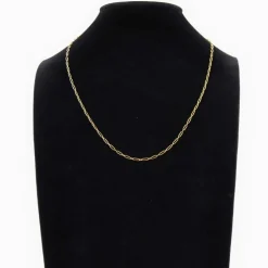 Chaine or jaune maille agrafe
