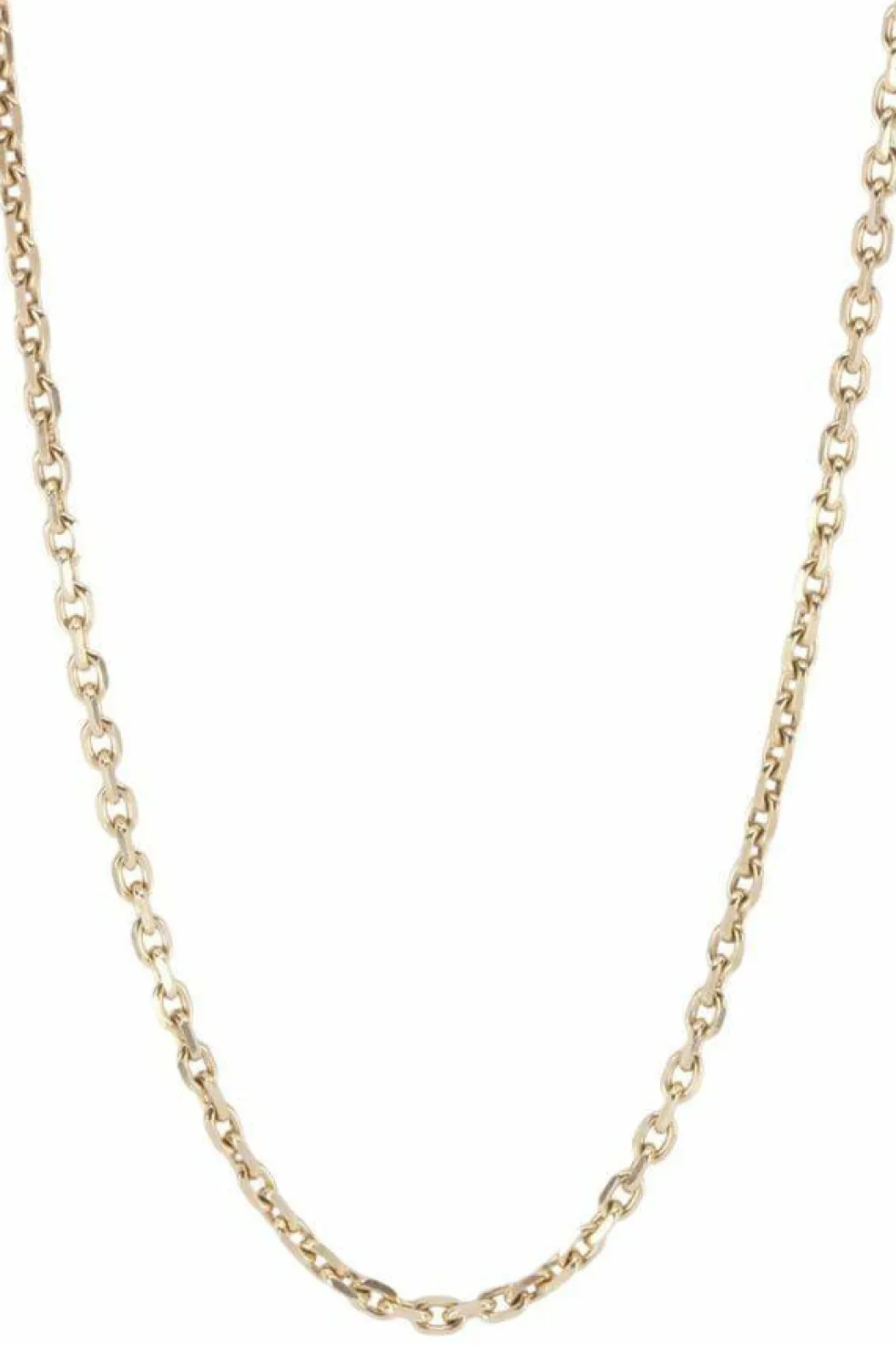 Chaine or jaune maille forçat