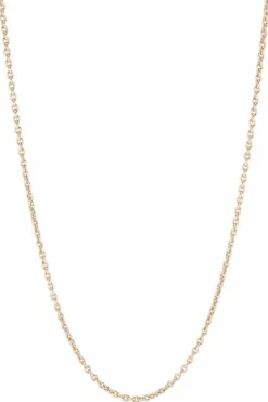 Chaine or jaune maille forçat ronde